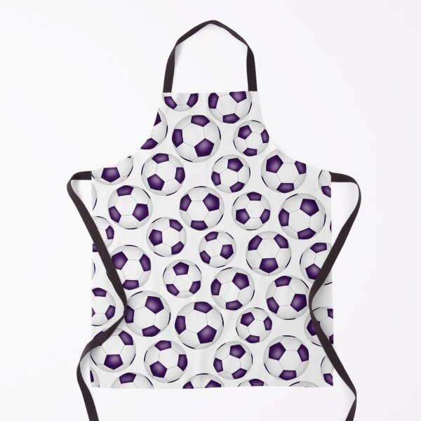 Item preview, Simple soccer balls pattern - purple designed and sold by katzdzynes.