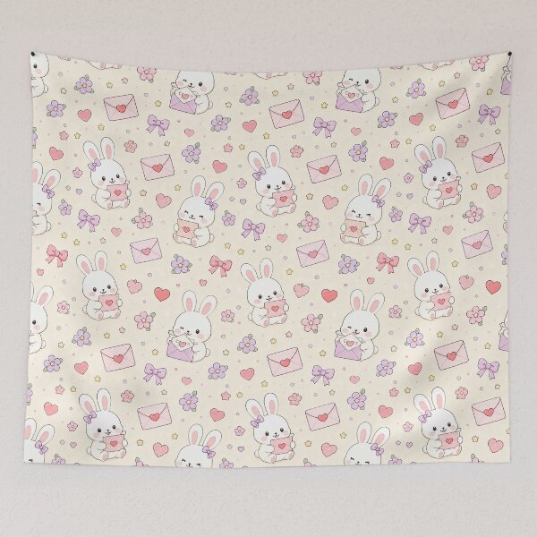 Item preview, Bunny Love Letter Pattern designed and sold by Soft Berry Studio.