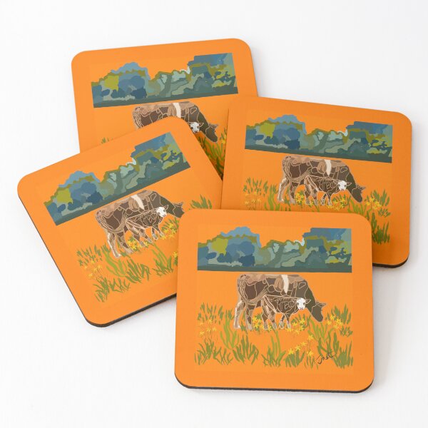 Item preview, Mother Cow & Calf designed and sold by TinaJostDesigns.