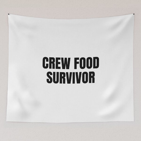 Item preview, Crew Food Survivor (Black) designed and sold by ShipCrewNation.
