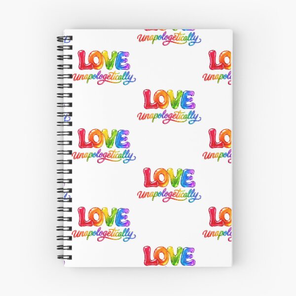 Item preview, Love Unapologetically Rainbow Glass Typography LGBTQ Pride Design designed and sold by RoPrincess.