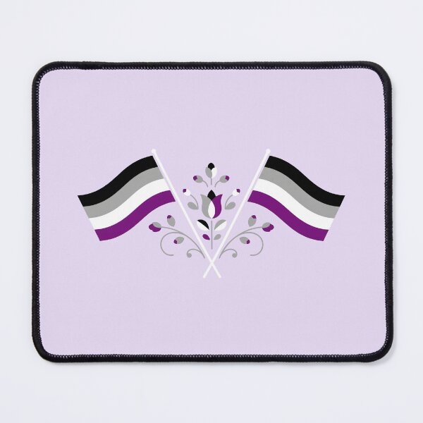 Item preview, Asexual Pride Flag Folk Motif – © heidiannemorris Scandinavian Folk Art designed and sold by FOLK ART FUSION by heidiannemorris.