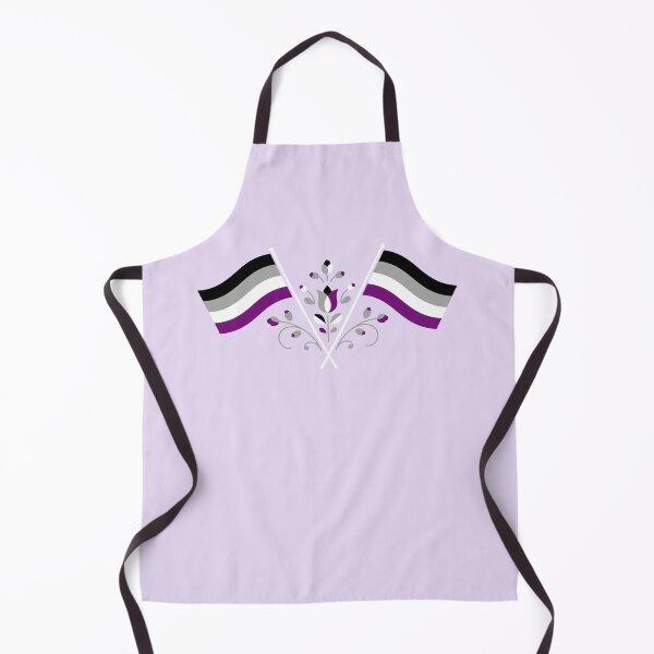Item preview, Asexual Pride Flag Folk Motif – © heidiannemorris Scandinavian Folk Art designed and sold by FOLK ART FUSION by heidiannemorris.