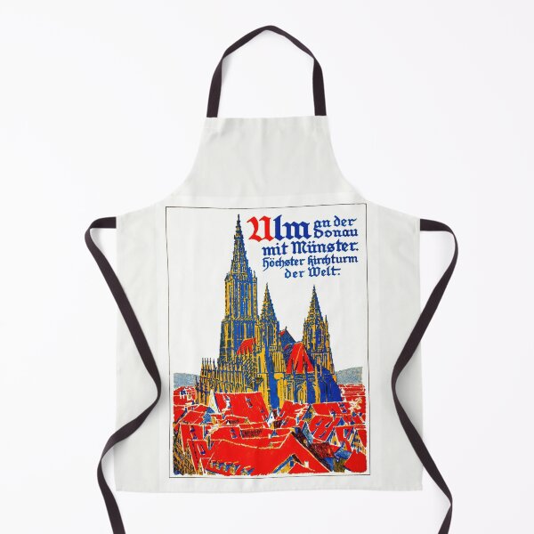 Item preview, Vintage Ulm Minster Travel Poster | Gothic Architecture Art Print | Tallest Church Steeple in the World | Germany Wall Decor designed and sold by artofuniverse.