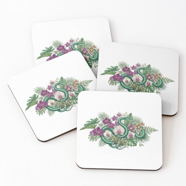 Item preview, Tropical Snake Orchid Botanical Illustration designed and sold by GrzywaM.