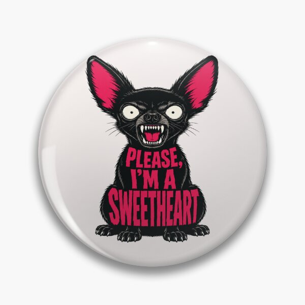 Item preview, Please I’m a Sweetheart Angry Chihuahua Dog Lover Tee designed and sold by POD DYNASTY | Original Print On Demand T-Shirt Graphics.