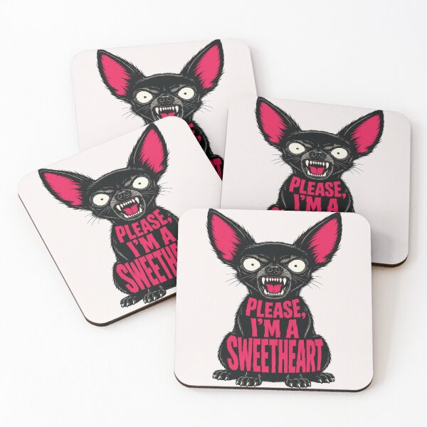 Item preview, Please I’m a Sweetheart Angry Chihuahua Dog Lover Tee designed and sold by POD DYNASTY | Original Print On Demand T-Shirt Graphics.
