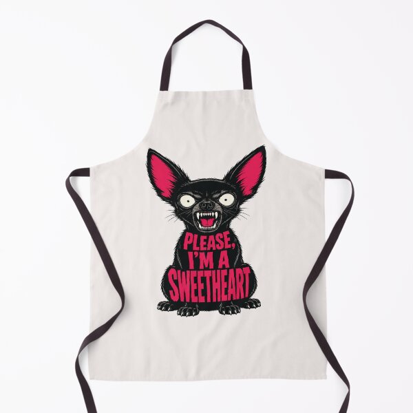 Item preview, Please I’m a Sweetheart Angry Chihuahua Dog Lover Tee designed and sold by POD DYNASTY | Original Print On Demand T-Shirt Graphics.