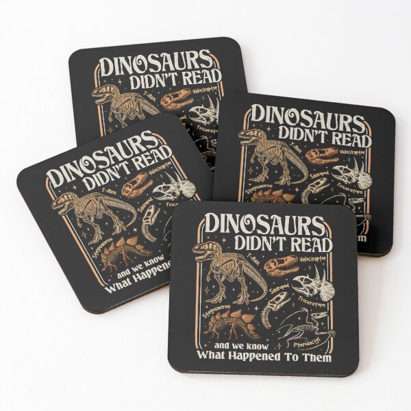Item preview, Dinosaurs Didn’t Read Bookish Funny Meme designed and sold by FosterRubyRadiz.