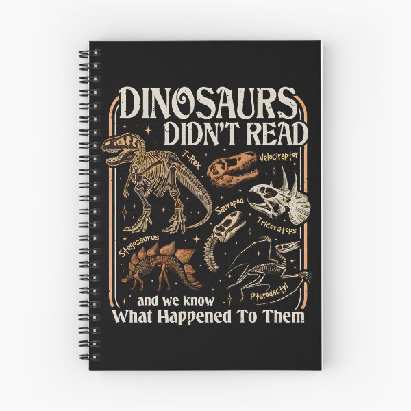 Item preview, Dinosaurs Didn’t Read Bookish Funny Meme designed and sold by FosterRubyRadiz.
