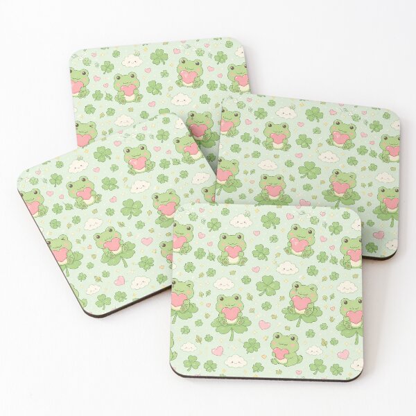 Item preview, Frog Lucky Heart Pattern designed and sold by Soft Berry Studio.