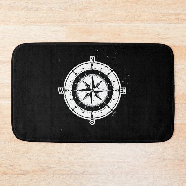 Item preview, Retro Mountain Hiking Badge Compass designed and sold by Everyday Motif.