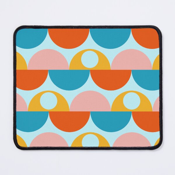 Item preview, Retro Sunrise – Colorful Mid Century Circle Pattern designed and sold by BuckaBaby.