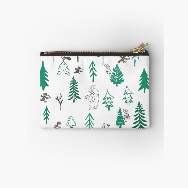 Item preview, Minimal Forest Doodle Pattern | Woodland Nature Art designed and sold by S.K.Singh.