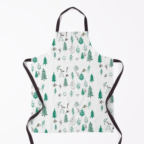 Item preview, Minimal Forest Doodle Pattern | Woodland Nature Art designed and sold by S.K.Singh.