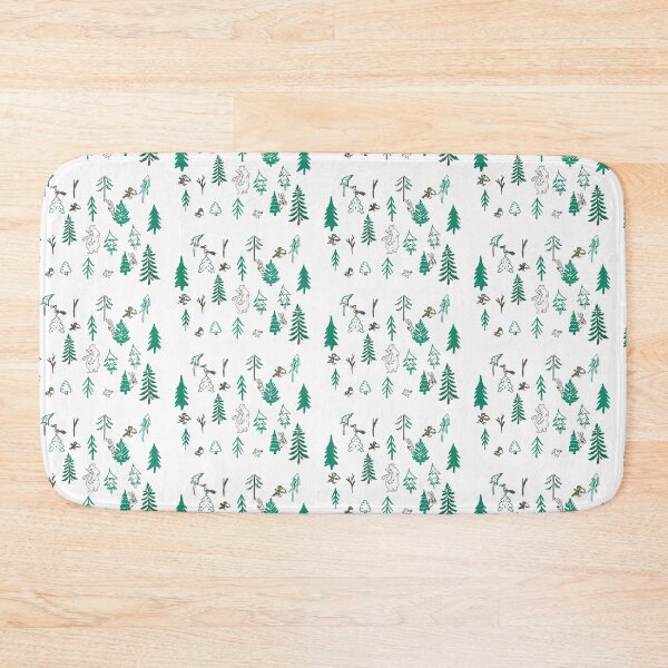 Item preview, Minimal Forest Doodle Pattern | Woodland Nature Art designed and sold by S.K.Singh.
