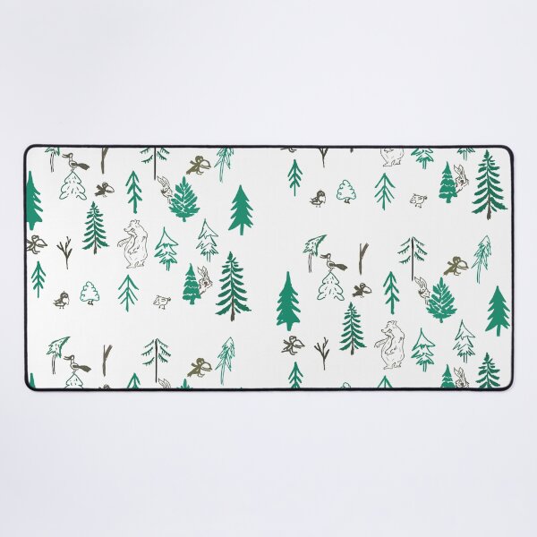 Item preview, Minimal Forest Doodle Pattern | Woodland Nature Art designed and sold by S.K.Singh.