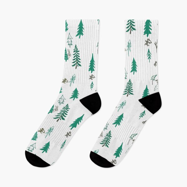 Item preview, Minimal Forest Doodle Pattern | Woodland Nature Art designed and sold by S.K.Singh.