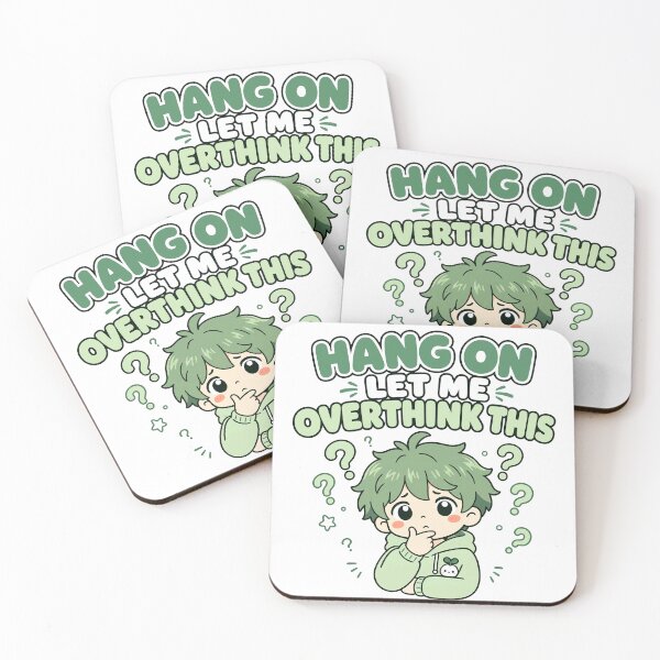 Item preview, Hang On Let Me Overthink This Funny Kawaii Design boy designed and sold by Art JSMY.
