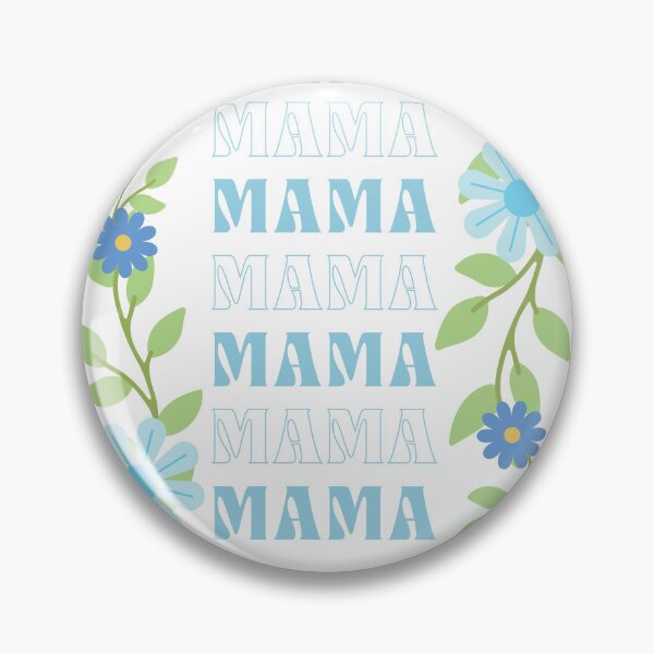 Artikelvorschau, Mama Mama Mama (Blau) entworfen und verkauft von ClipClop Flips.