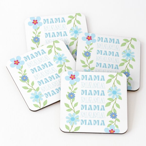Item preview, Mama Mama Mama (Blue) designed and sold by ClipClop Flips.