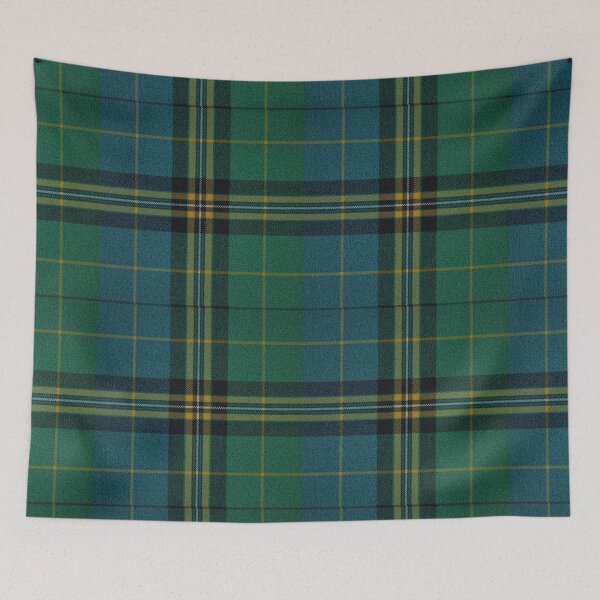 Aperçu de l'œuvre Blue Green with Yellow Plaid créée et vendue par SeaStarAlex.