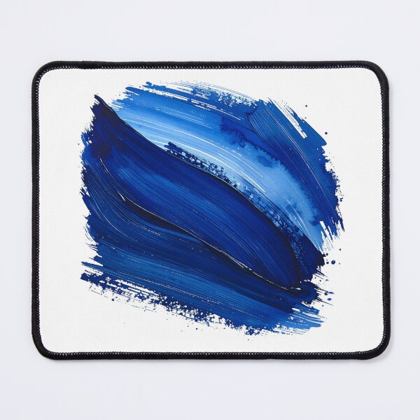 Item preview, Abstract Classic Blue Acrylic Brush Stroke designed and sold by BetweenForms.