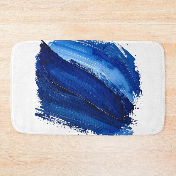 Item preview, Abstract Classic Blue Acrylic Brush Stroke designed and sold by BetweenForms.