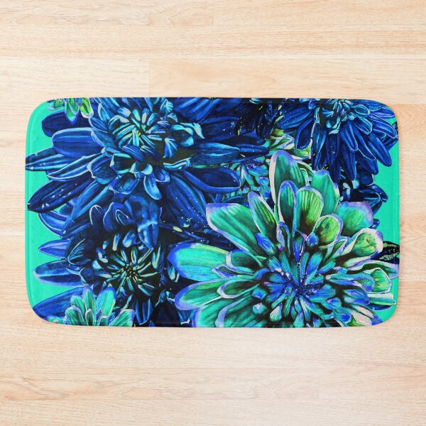 Item preview, Blue Chrysanthemums 4 designed and sold by nastiaart.