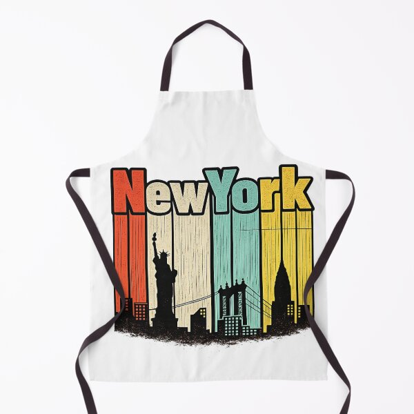 Item preview, Retro New York Skyline Vintage Travel Graphic T-Shirt designed and sold by TheAllInStore.