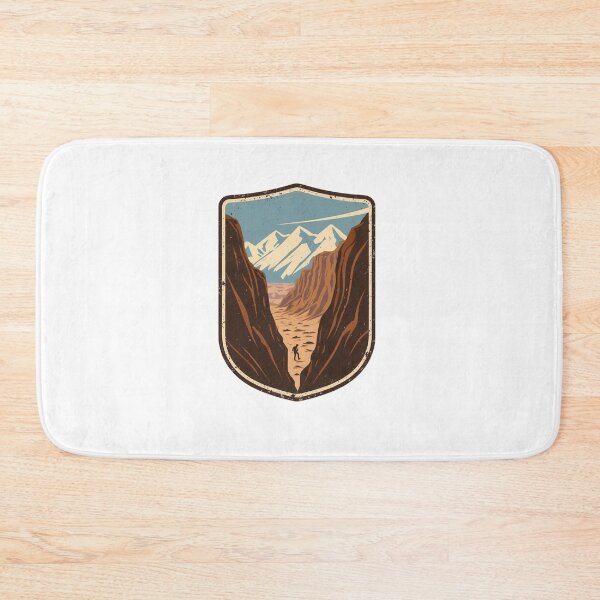 Item preview, Retro Mountain Hiking Badge Desert Canyon designed and sold by Everyday Motif.
