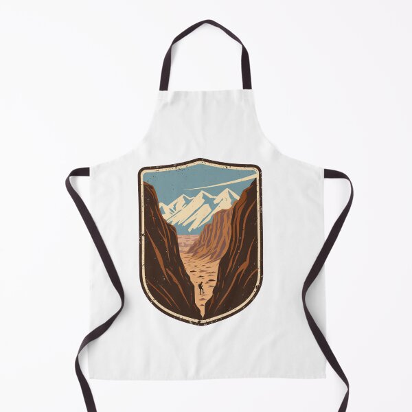 Item preview, Retro Mountain Hiking Badge Desert Canyon designed and sold by Everyday Motif.