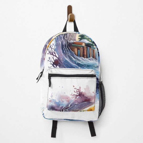 Item preview, Enchanted Moonlit Book Portal Fantasy Watercolor  designed and sold by ZetaLoom.