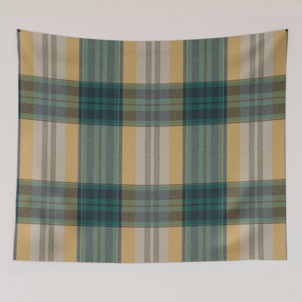 Aperçu de l'œuvre Beige Blue Green Yellow Plaid créée et vendue par SeaStarAlex.