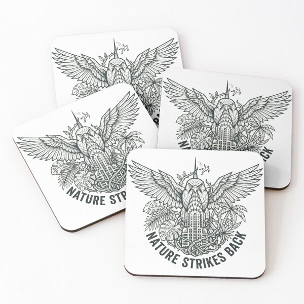 Item preview, Nature Strikes Back - Urban Jungle Predator Hawk designed and sold by MyTeePlace.