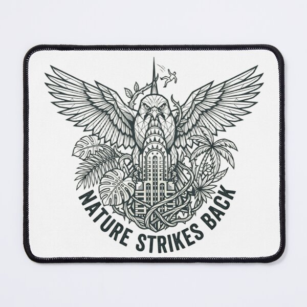 Item preview, Nature Strikes Back - Urban Jungle Predator Hawk designed and sold by MyTeePlace.