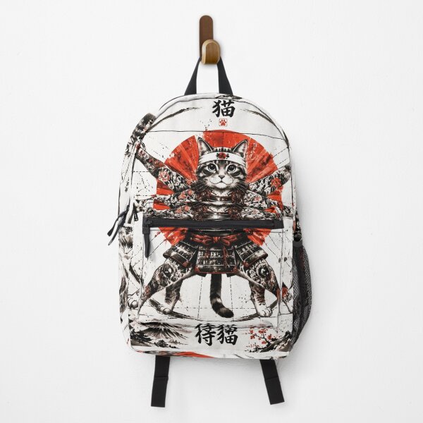 Item preview, Shogun Chat - The Samurai with 4 Katanas and Bushido designed and sold by Natalia-Vlad.
