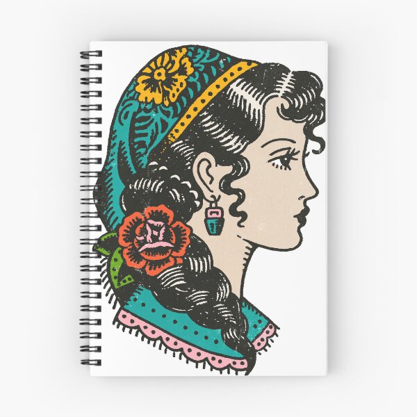 Item preview, American Traditional Tattoo Woman Americana Design designed and sold by trajeado14.