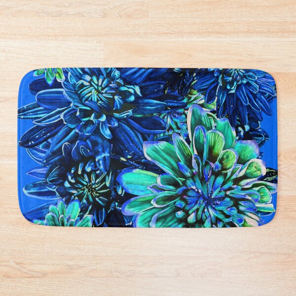 Item preview, Blue Chrysanthemums 5 designed and sold by nastiaart.