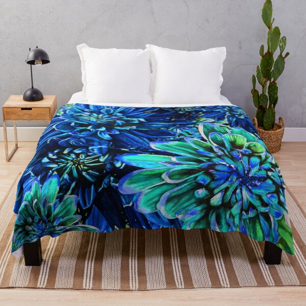 Item preview, Blue Chrysanthemums 5 designed and sold by nastiaart.