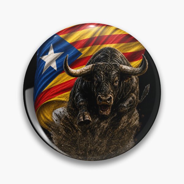 Item preview, Fierce Catalan Bull Estelada Flag designed and sold by FREENATION2026.