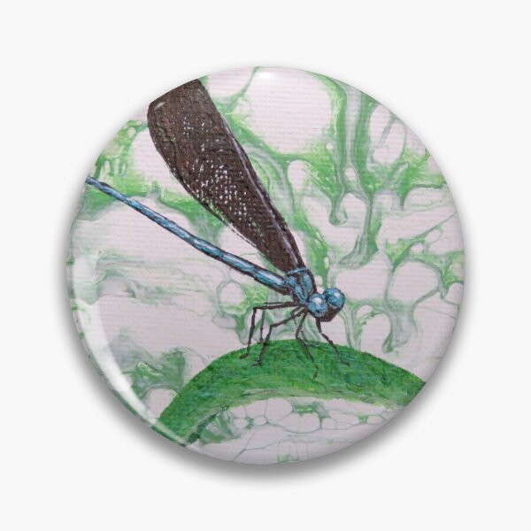 Item preview, Ebony Jewelwing designed and sold by Magpie's Miscellany.
