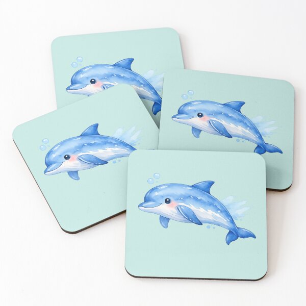 Item preview, Watercolor Dolphin  designed and sold by DariaCraft.