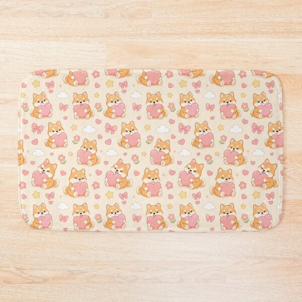 Item preview, Shiba Inu Sweetheart Pattern designed and sold by Soft Berry Studio.