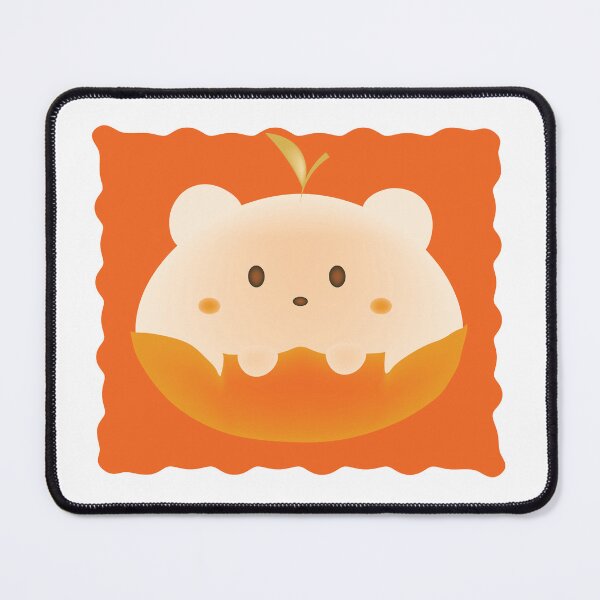 Item preview, Cute Pastel Bear Orange Fruit Illustration designed and sold by BetweenForms.