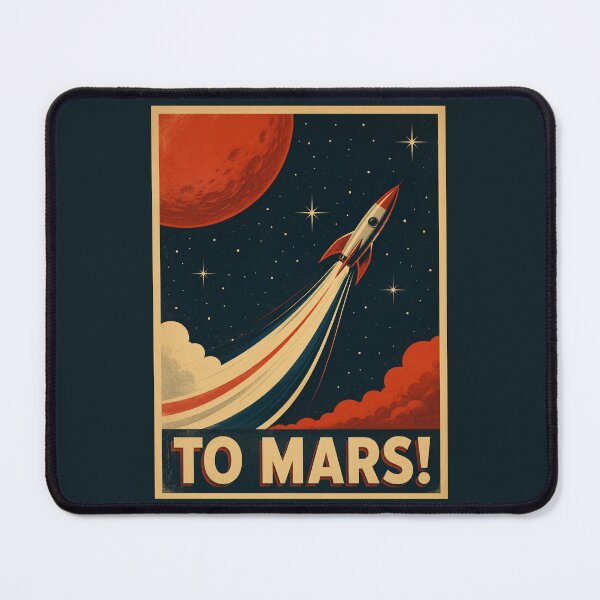 Item preview, Vintage Mars Poster designed and sold by GoodOldVintage.