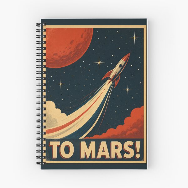 Item preview, Vintage Mars Poster designed and sold by GoodOldVintage.