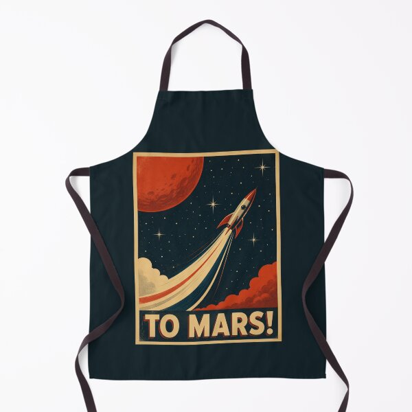 Item preview, Vintage Mars Poster designed and sold by GoodOldVintage.