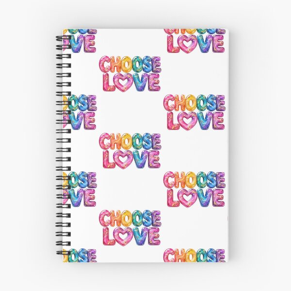 Item preview, Choose Love Rainbow Glass Heart Typography LGBTQ Pride Design designed and sold by RoPrincess.