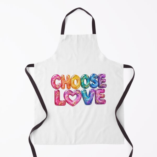 Item preview, Choose Love Rainbow Glass Heart Typography LGBTQ Pride Design designed and sold by RoPrincess.
